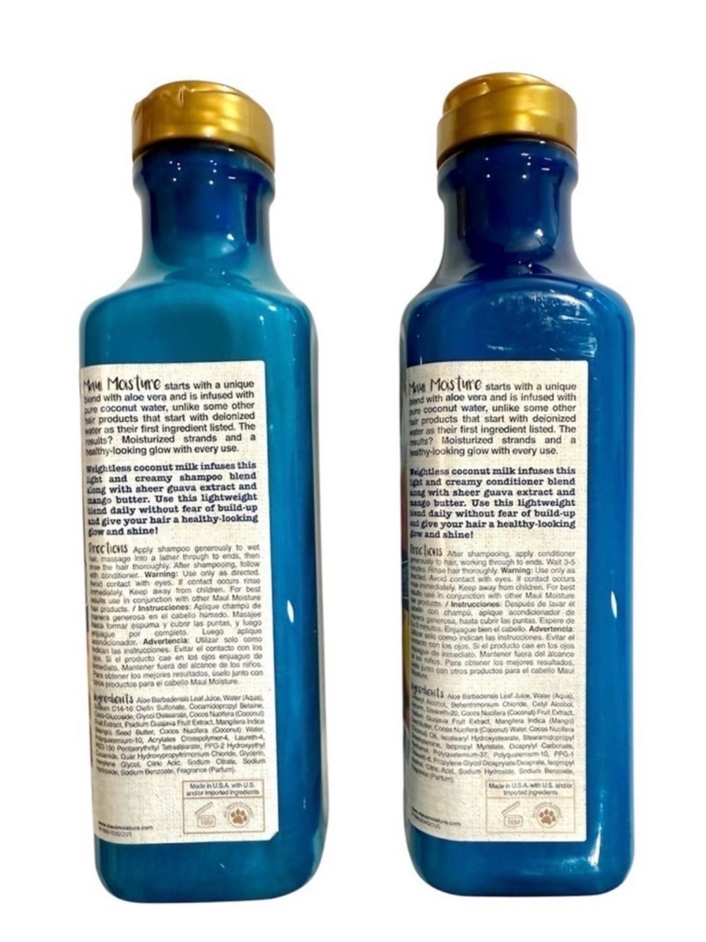 Maui Moisture Coconut Milk Shampoo Conditioner Set 19.5oz Hydrating Dry Hair - Picture 4 of 4